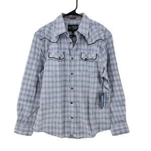 Moonshine Spirit By Brad Paisley Men's Plaid Button Down Shirt - S